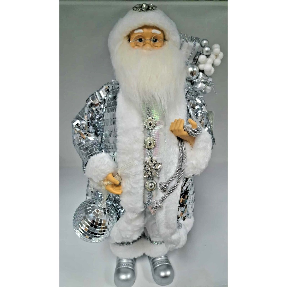 RAZ Imports 18" Bedazzled Disco Retro Santa 4515538 - Picture 4 of 4